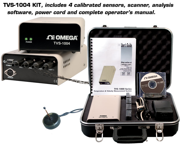 OMEGA奥米佳 TVS-1000系列流速温度测量系统