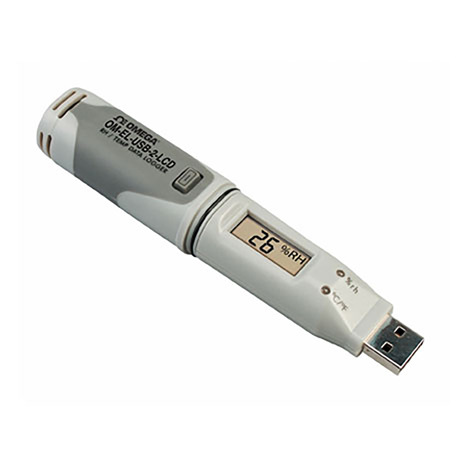 OMEGA奥米佳 OM-EL-USB-2-LCD温度、湿度和露点数据记录器 配有LCD显示屏