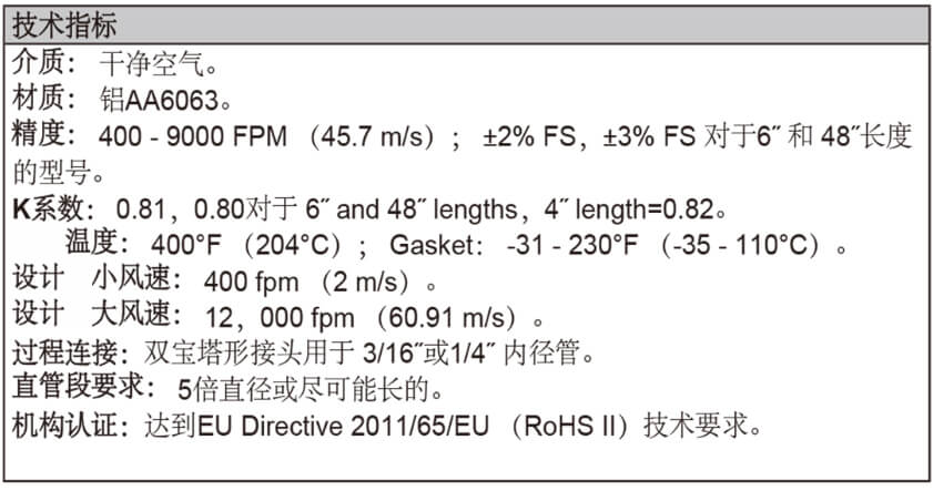 Dwyer德威尔MAFS金属平均风速测片批发