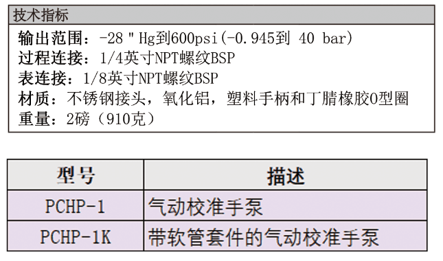 Dwyer德威尔PCHP手动气压泵批发