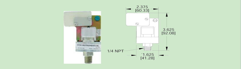 DWYER德威尔 A1PS/A1VS系列  经济型压力开关参数