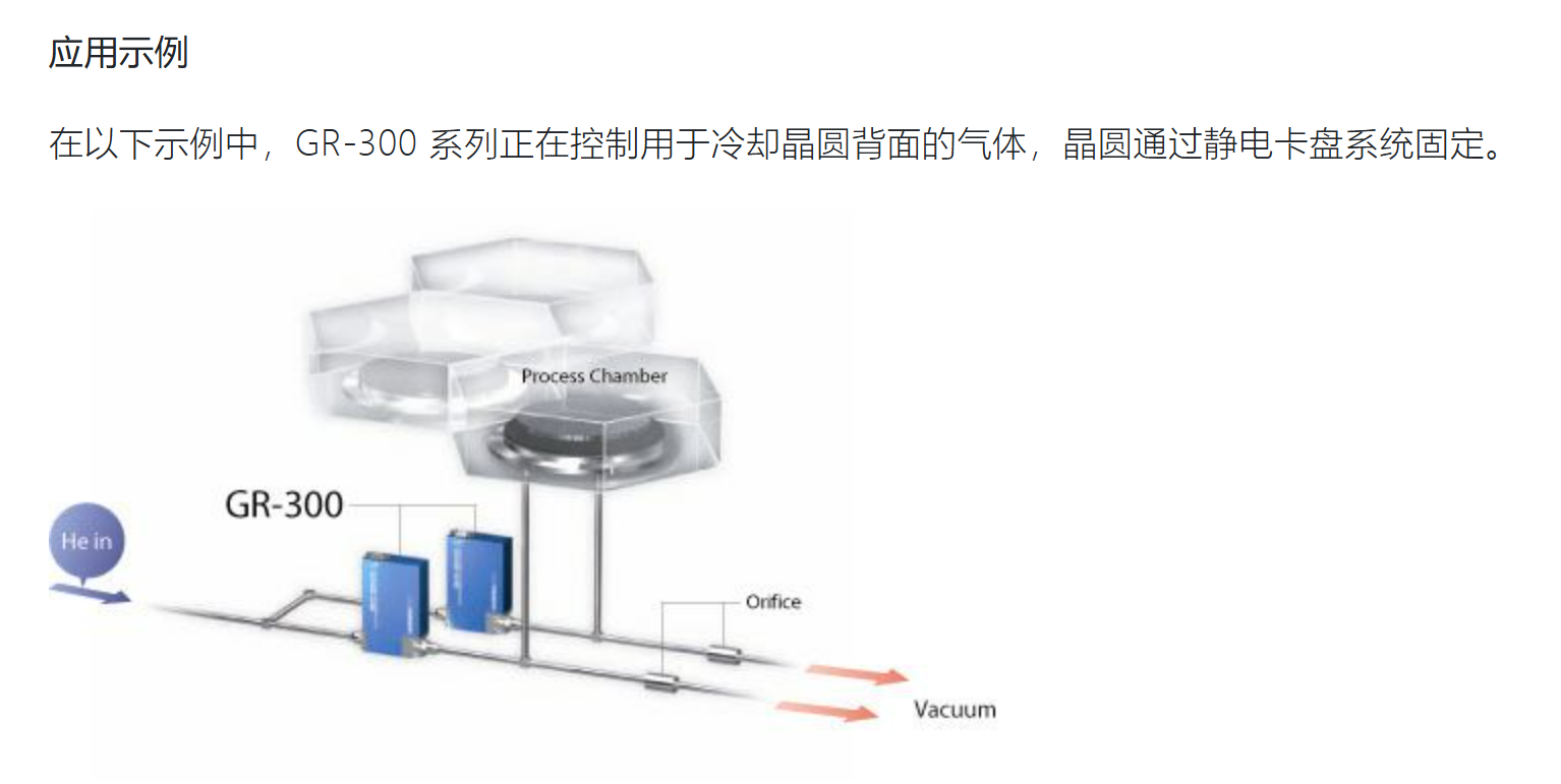 HORIBA GR-300 系列 晶圆背面冷却系统参数